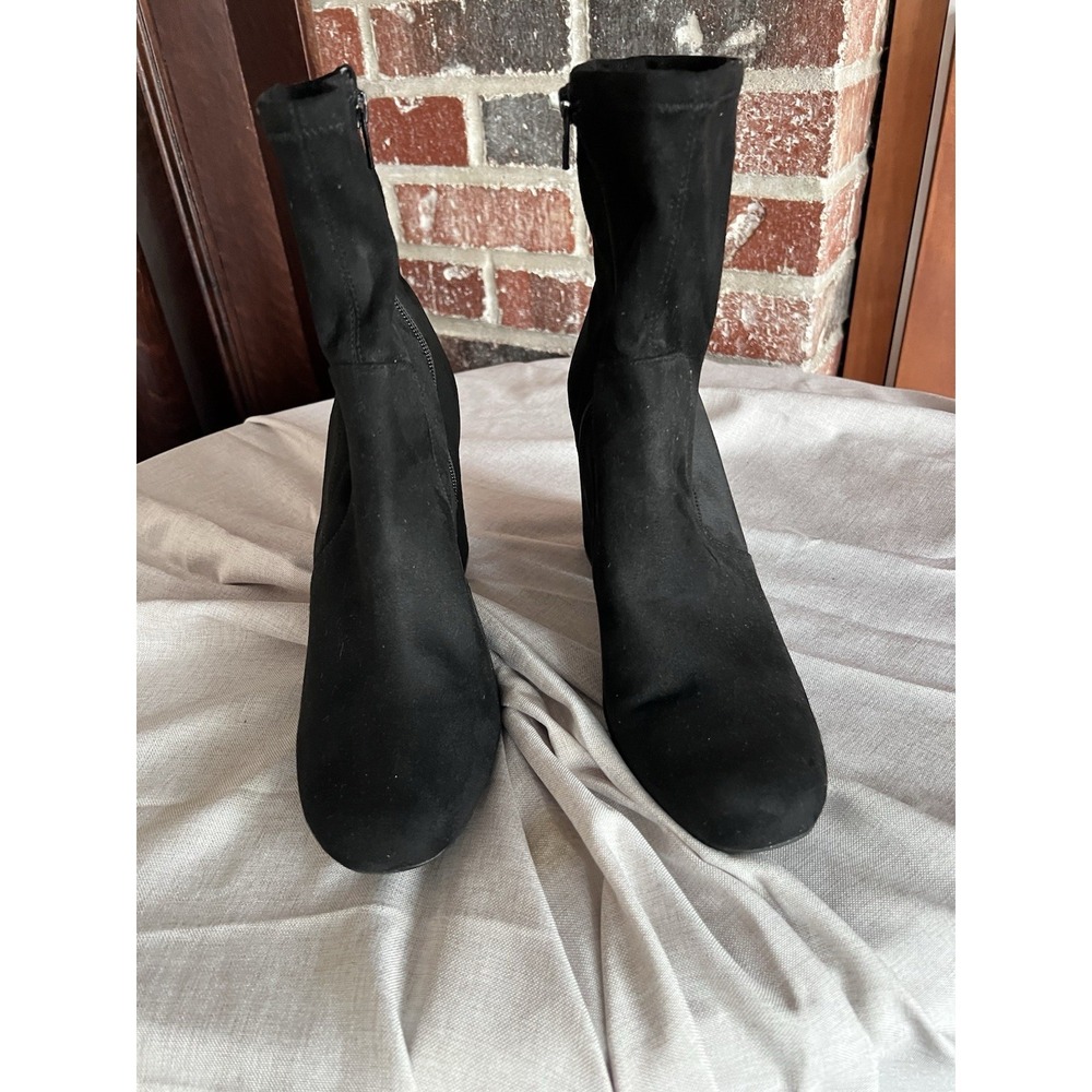 Naturalizer Womens Booties Black Stretch‎ Size 10